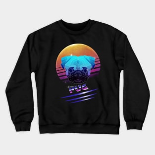 Cyberpunk Pug Crewneck Sweatshirt